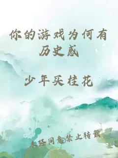 你的游戏为何有历史感