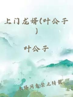 上门龙婿(叶公子)