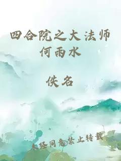 四合院之大法师何雨水